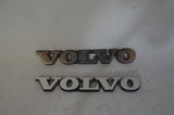 Used 1982-1988 Volvo 240 244 245 DL GL Front Fender Volvo Logo Pair