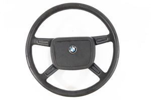 Used 1969-1986 BMW E3 E9 E12 E23 4-Spoke Steering Wheel w/ Pad 32331117369