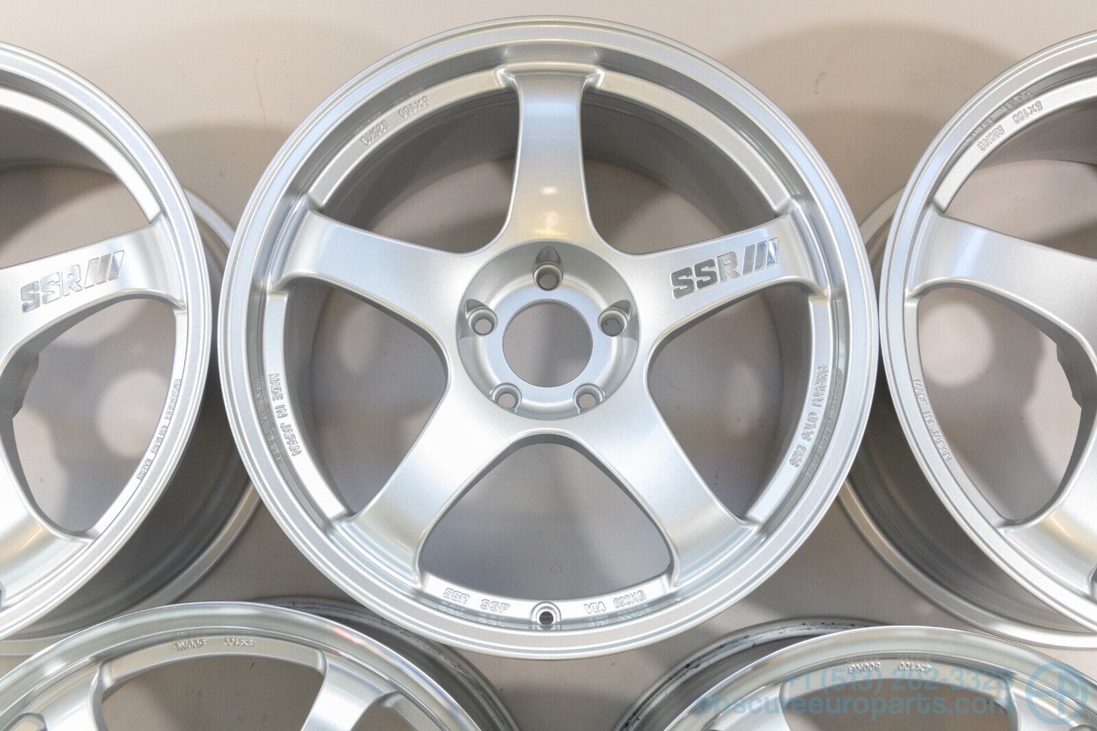 Mixed Set - SSR 2x Type C 19x9.5J ET35 3x GT-2 19x10J ET25