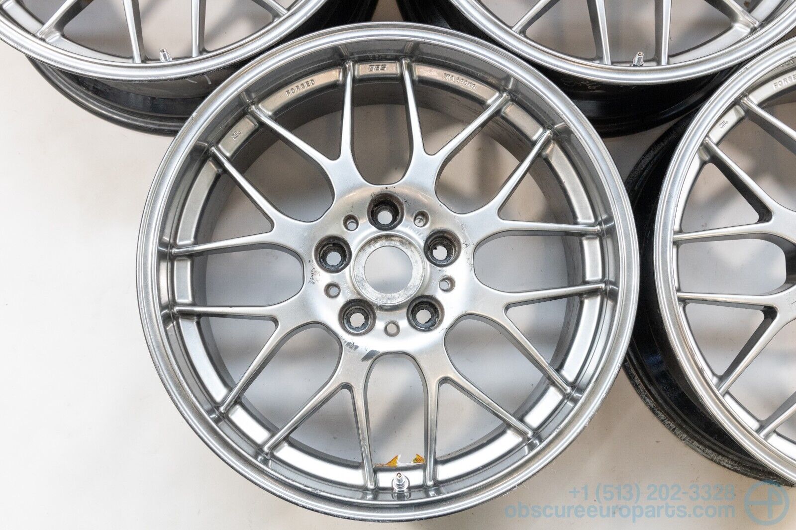 Used BBS RG-R Hyper Black 5x120 Wheel Set of 5 - 18x8.5J ET22 for