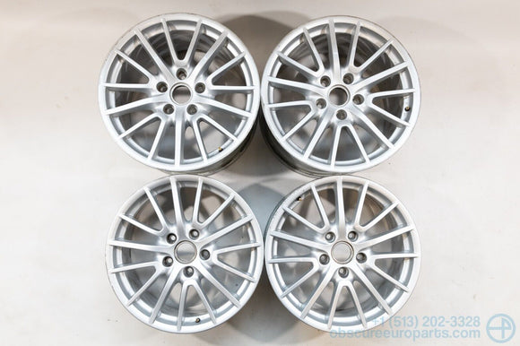 Used Porsche 997 911 5x130 Wheel Set 19x11J ET67 19x8J ET57 - Curb Rash