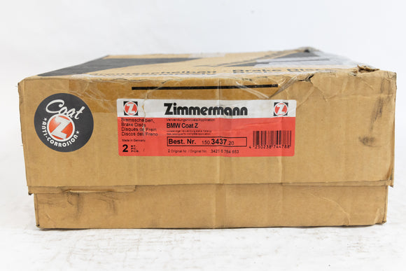 NOS Zimmerman Rear Brake Rotor Set for 2004-2013 BMW E90 E84 330i X1 34216764653