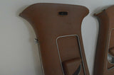 2003-2011 Bentley Continental Flying Spur B Pillar Seat Belt Adjust Cover Pair